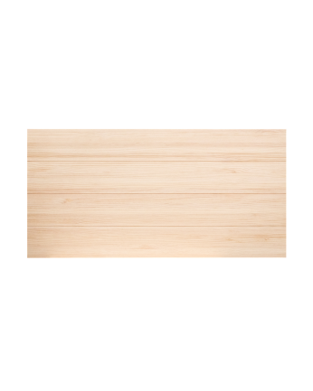 Massives Holzkopfteil in natürlicher Farbe in verschiedenen Größen.
