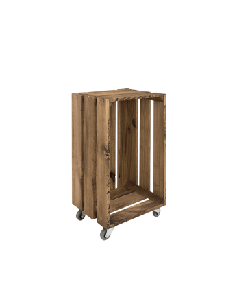 Caja elaborada con madera de pino gallego.