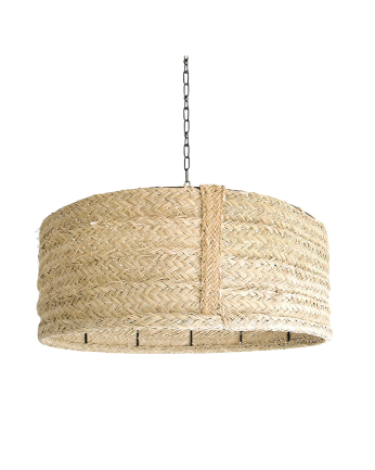 Natürliche Deckenlampe aus Espartogras in verschiedenen Größen.
