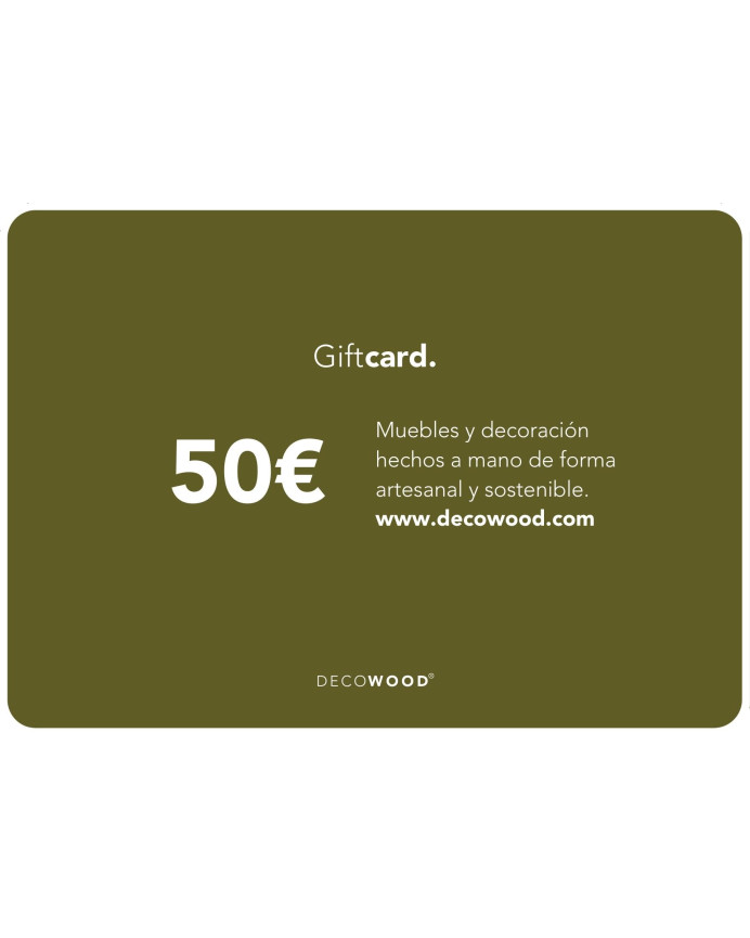 Geschenkkarte im Wert von 50 Euro.