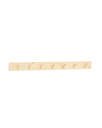 Massiver Wandhaken aus Naturholz in den Maßen 61x5cm