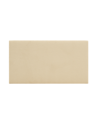 Gepolstertes Kopfteil aus Baumwolle in Beige in verschiedenen Größen.