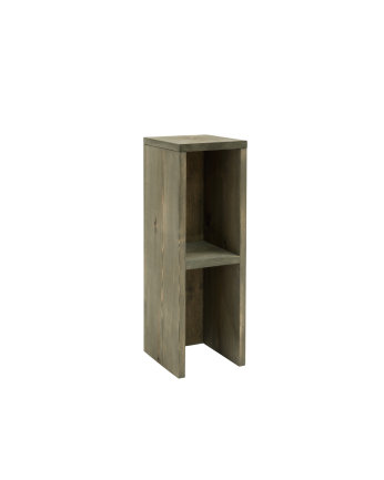 Nachttisch oder Beistelltisch Massivholz in grünem Farbton von 60x20cm.