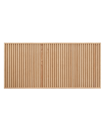 Massivholzkopfteil in natürlicher Farbe aus 160 cm