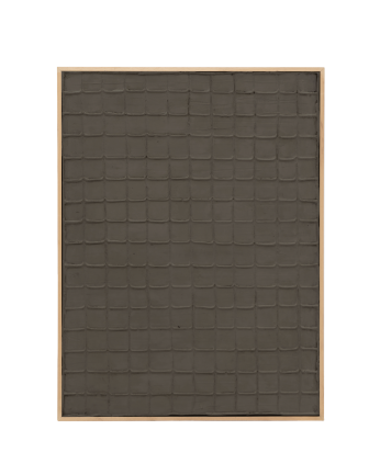Dekoratives graues Gemälde auf Leinwand mit handbemaltem Holzrahmen, handgemalt mit Ölfarbe in verschiedenen Größen
