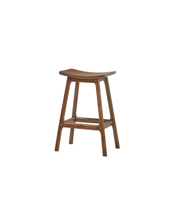 2er-Set Hocker Aus Massivholz, 66cm