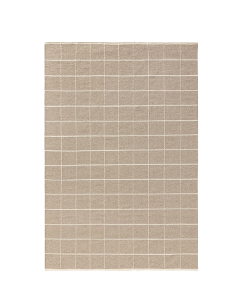 Wollteppich in Taupe in verschiedenen Größen