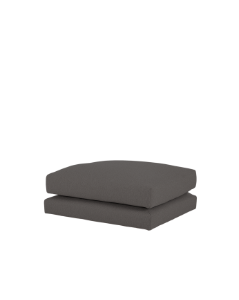 Dunkelgraues Pouf von 97x78 cm.