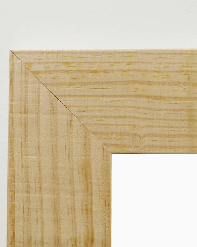 Massiver Holzspiegel in natürlicher Farbe in verschiedenen Größen