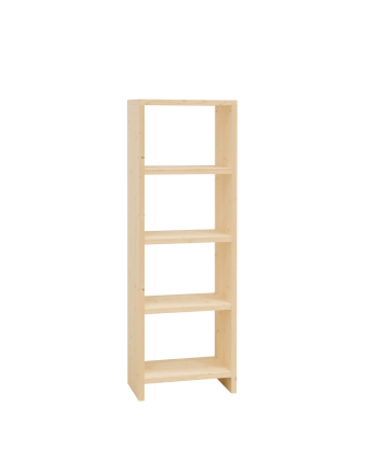 Regal aus massiver Holzton Natur, 180x60cm