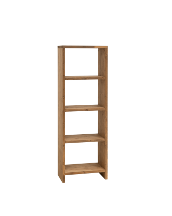 Regal aus massiver Eiche in dunkler Eiche, 180x60cm.