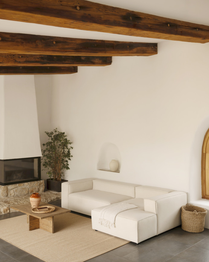 Couchtisch Aus Massivholz, 40x120cm
