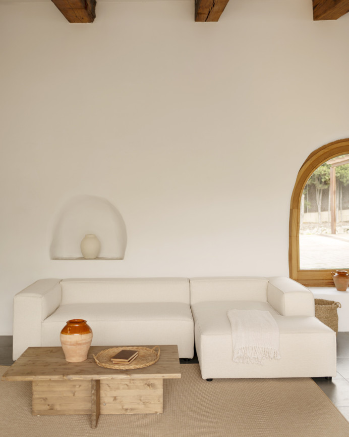Couchtisch Aus Massivholz, 40x120cm