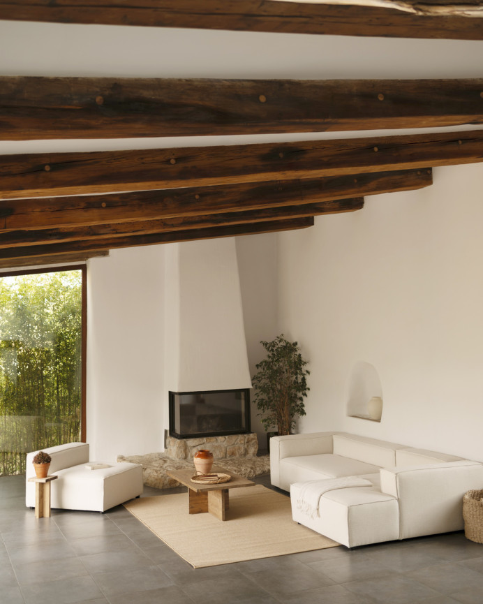 Couchtisch Aus Massivholz, 40x120cm