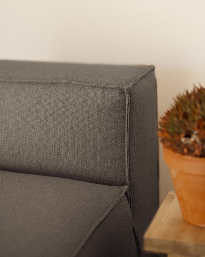 Dunkelgraues Sofa, 110x90cm