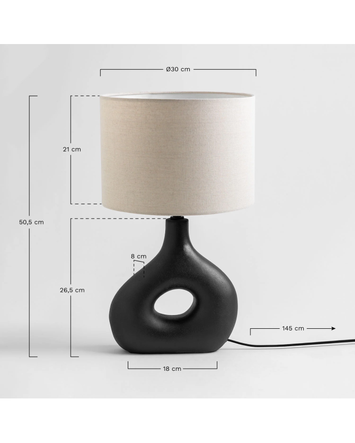 Lampe Tischversion, 50,5x145cm