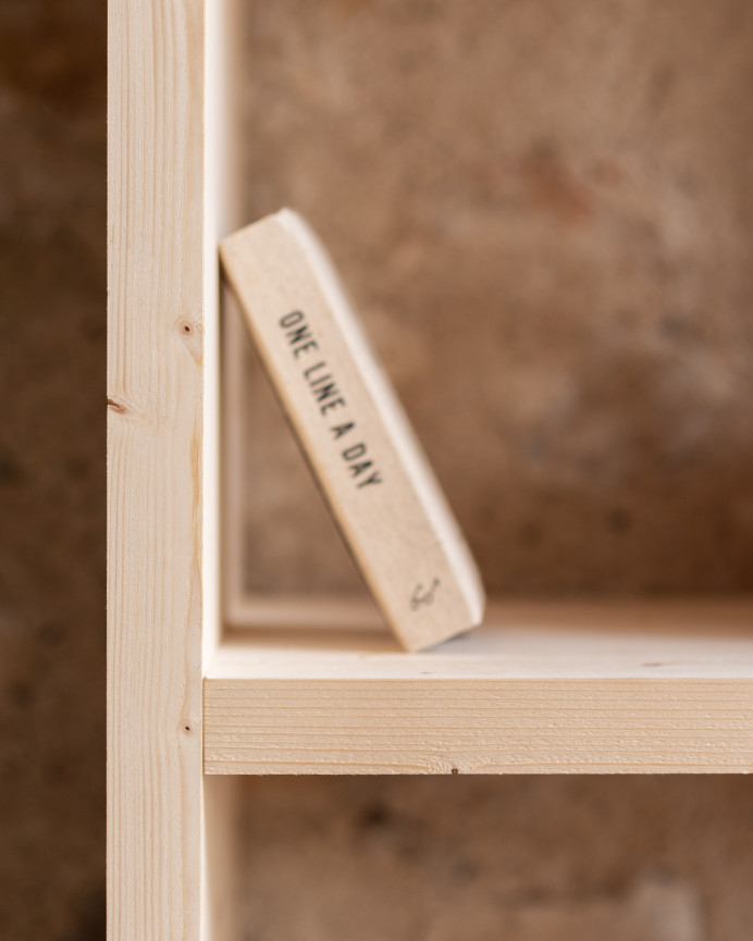 Bücherregal Aus Massivholz, 180x60cm