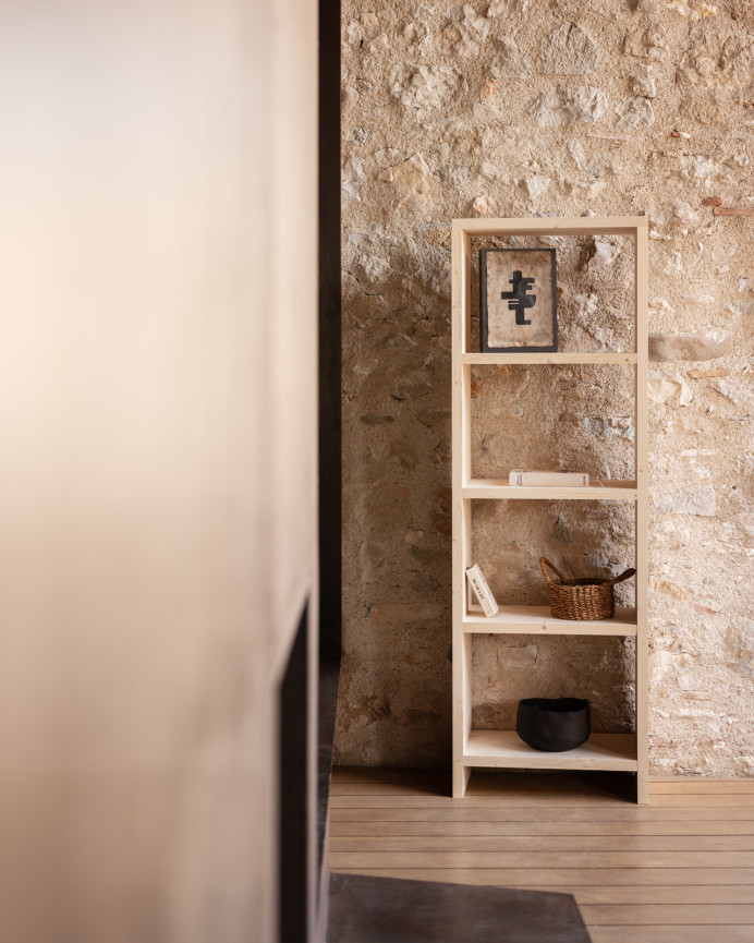Bücherregal Aus Massivholz, 180x60cm