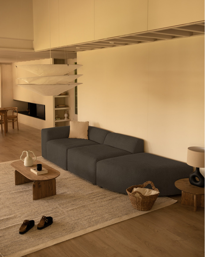 Sofa 3 Module mit rechter Kurve, 320x110cm