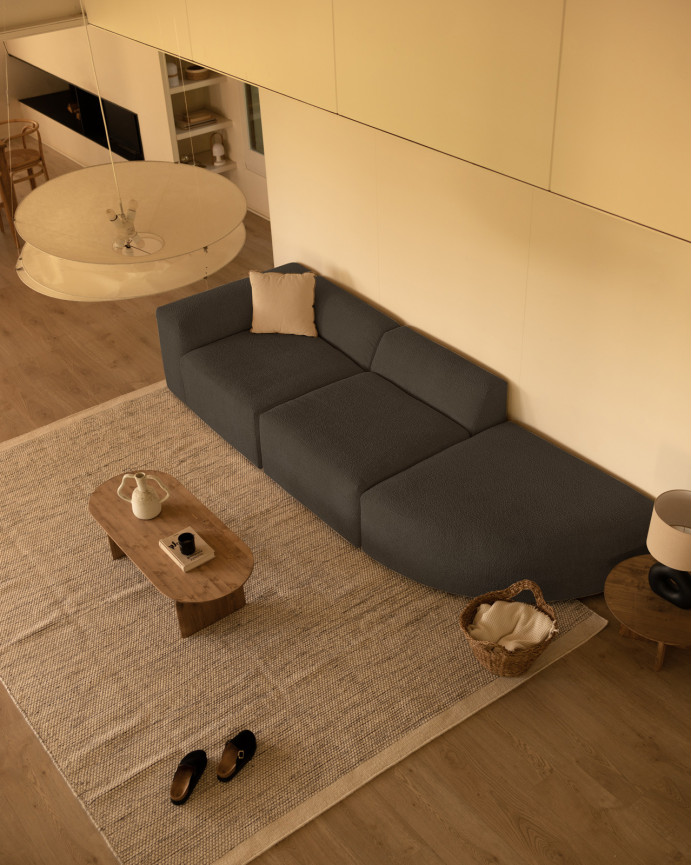 Sofa 3 Module mit rechter Kurve, 320x110cm