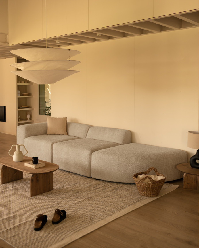 Sofa 3 Module mit rechter Kurve, 320x110cm