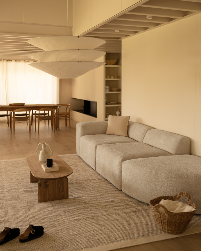 Sofa 3 Module mit rechter Kurve, 320x110cm