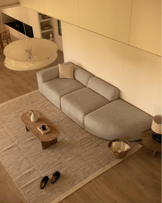 Sofa 3 Module mit rechter Kurve, 320x110cm