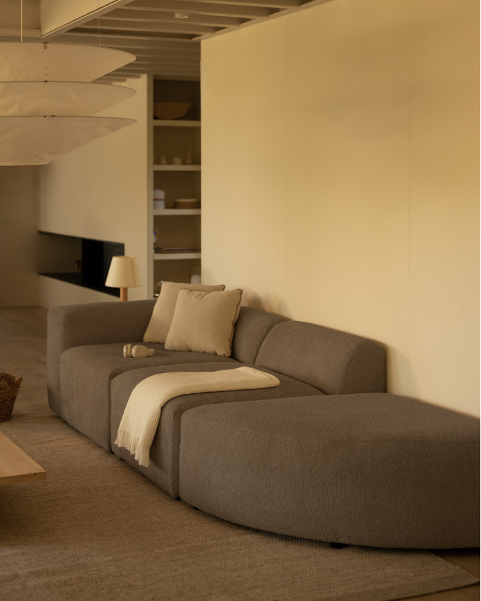 Sofa 3 Module mit rechter Kurve, 320x110cm