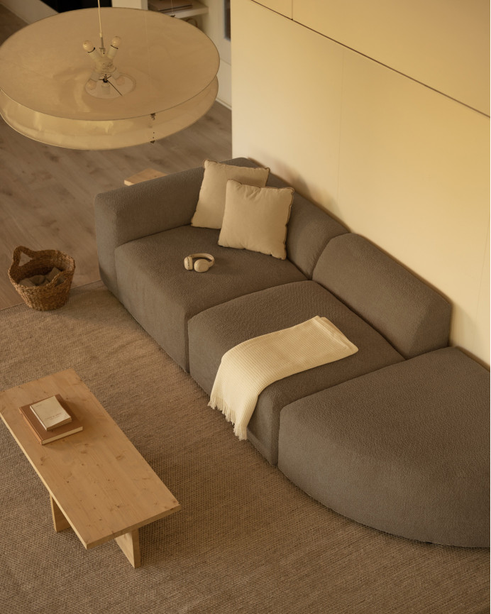 Sofa 3 Module mit rechter Kurve, 320x110cm