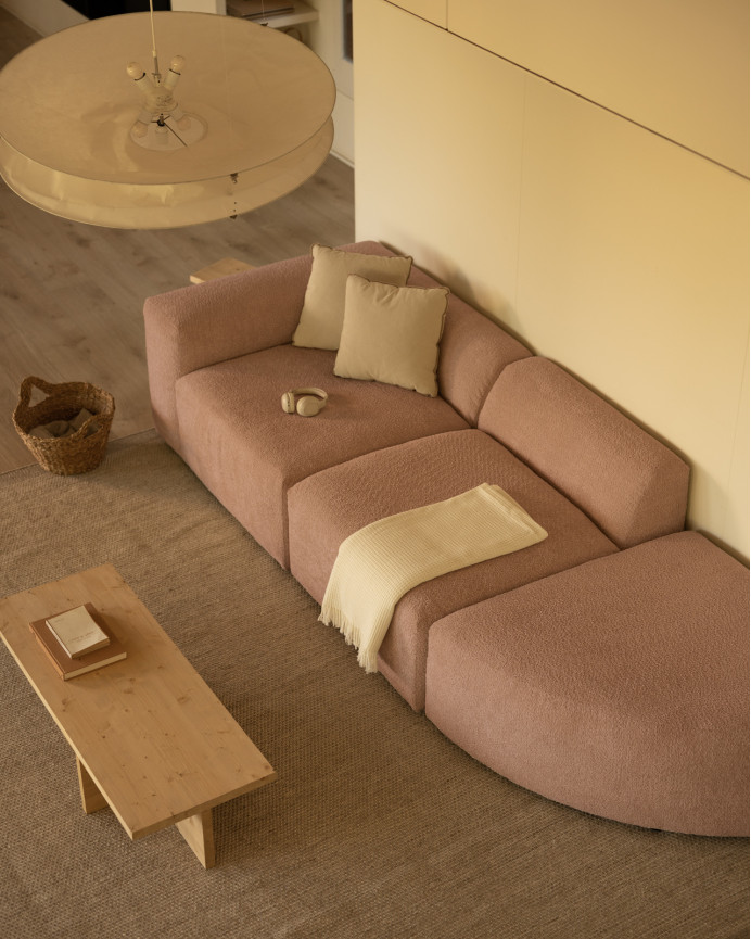 Sofa 3 Module mit rechter Kurve, 320x110cm