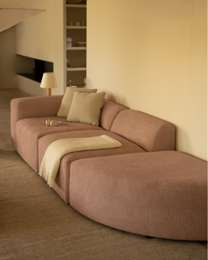 Sofa 3 Module mit rechter Kurve, 320x110cm
