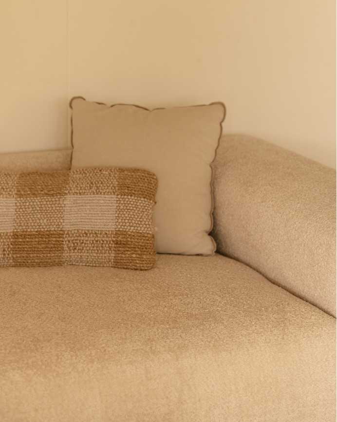 Sofa 3 geschwungene Module mit rechter Chaiselongue, 320x172cm