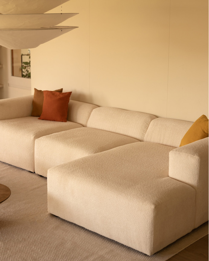 Sofa 3 Module mit rechter Chaiselongue, 330x172cm