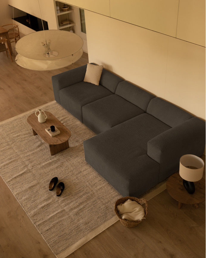 Sofa 3 Module mit rechter Chaiselongue, 330x172cm