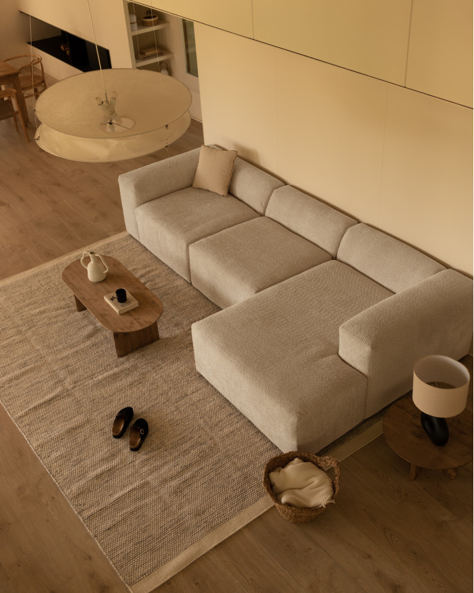 Sofa 3 Module mit rechter Chaiselongue, 330x172cm