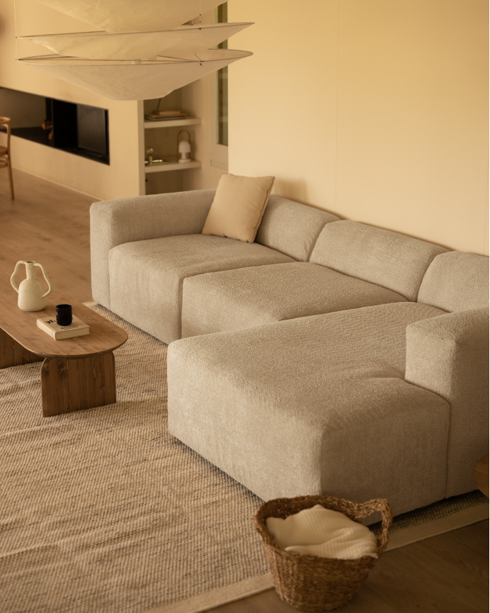 Sofa 3 Module mit rechter Chaiselongue, 330x172cm
