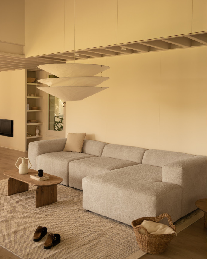 Sofa 3 Module mit rechter Chaiselongue, 330x172cm