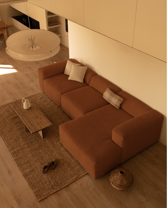 Sofa 3 Module mit rechter Chaiselongue, 330x172cm