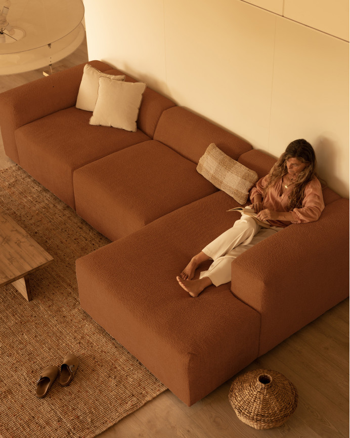 Sofa 3 Module mit rechter Chaiselongue, 330x172cm