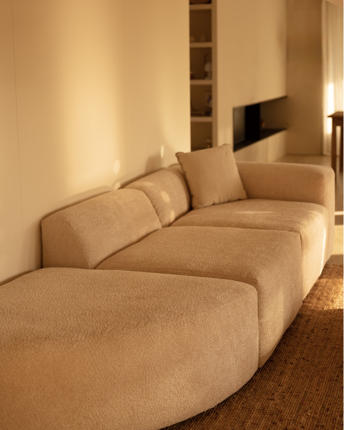 Sofa 3 Module mit linker Kurve, 320x110cm