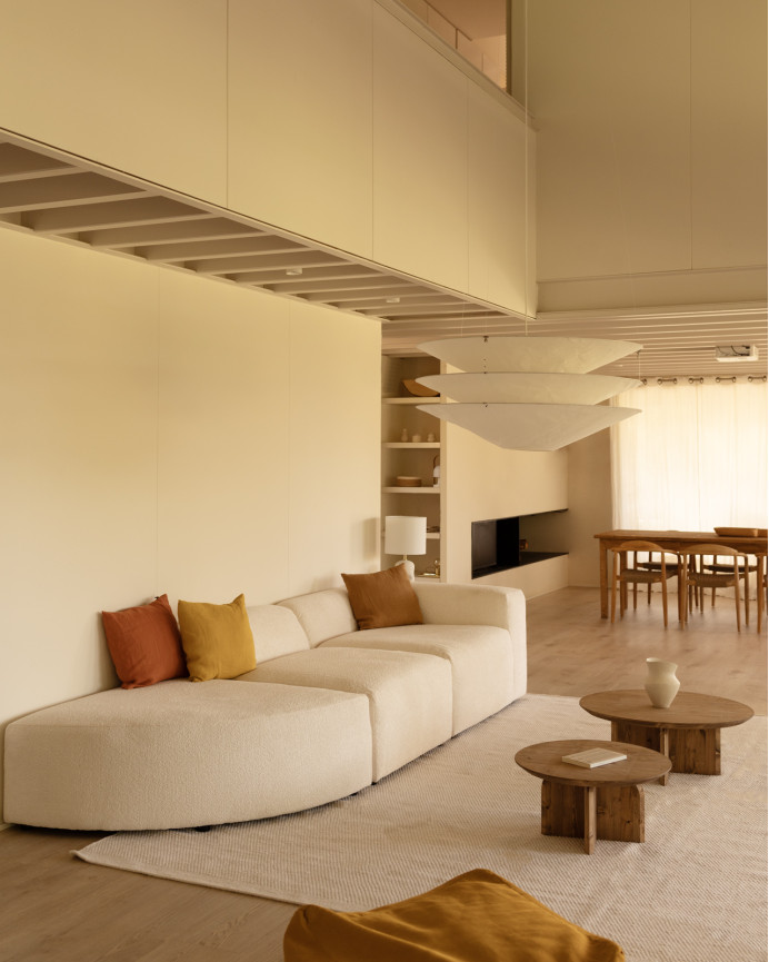 Sofa 3 Module mit linker Kurve, 320x110cm