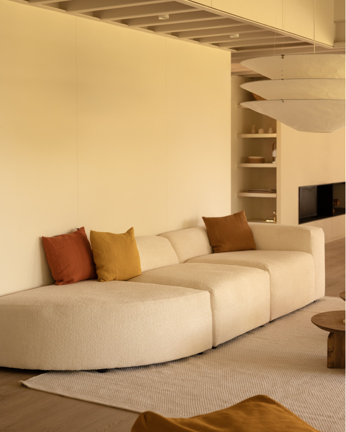 Sofa 3 Module mit linker Kurve, 320x110cm