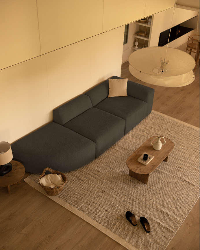 Sofa 3 Module mit linker Kurve, 320x110cm