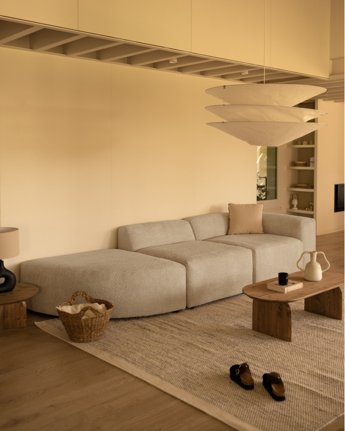 Sofa 3 Module mit linker Kurve, 320x110cm