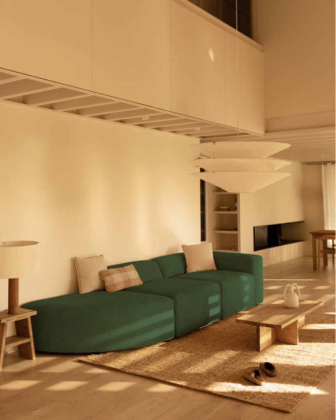 Sofa 3 Module mit linker Kurve, 320x110cm
