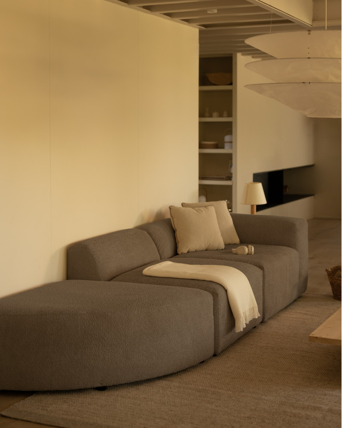 Sofa 3 Module mit linker Kurve, 320x110cm