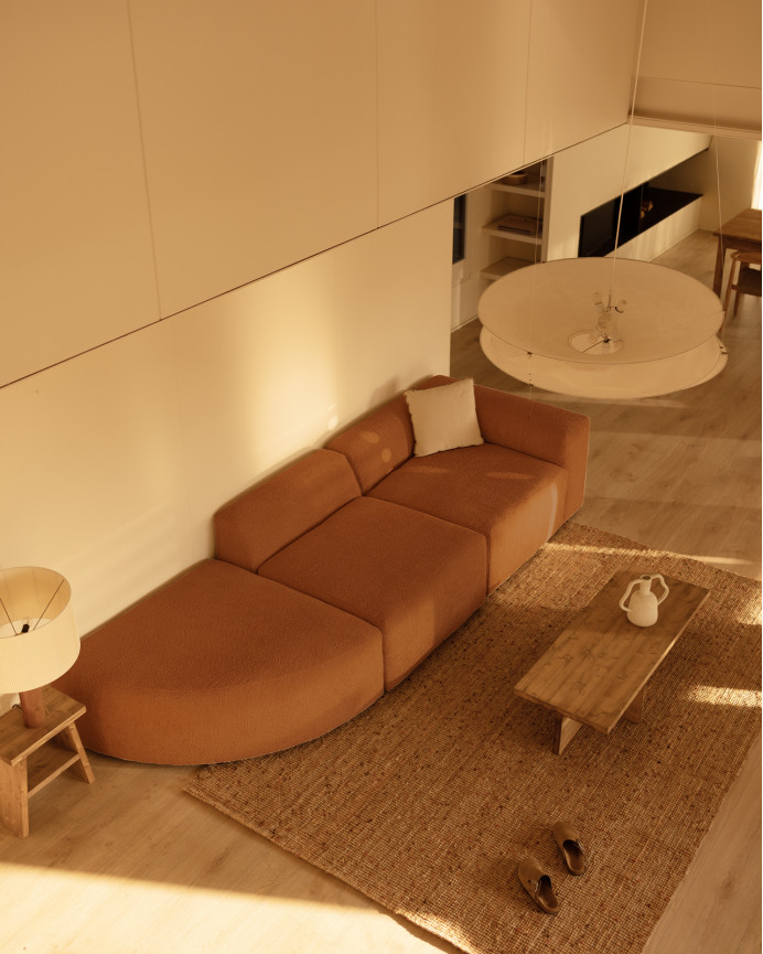 Sofa 3 Module mit linker Kurve, 320x110cm