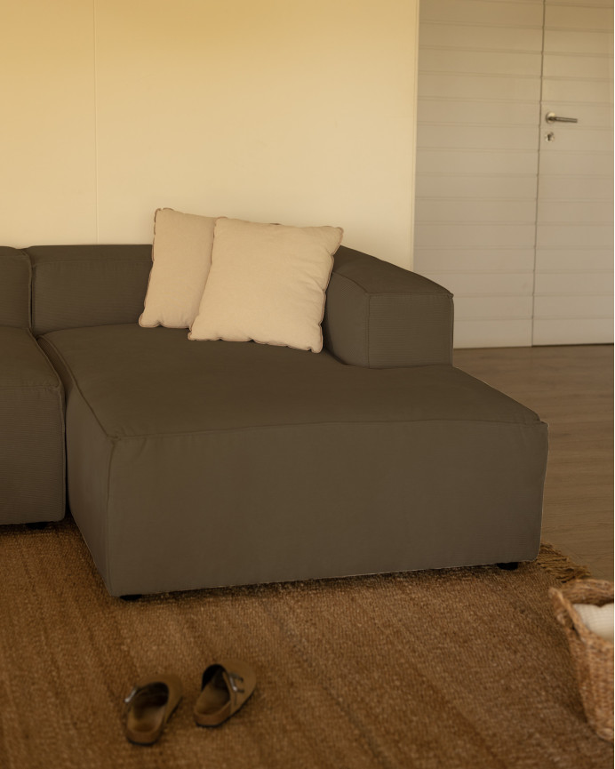 Sofa 4/5-Sitzer mit rechter Chaiselongue in verschiedenen Maßen