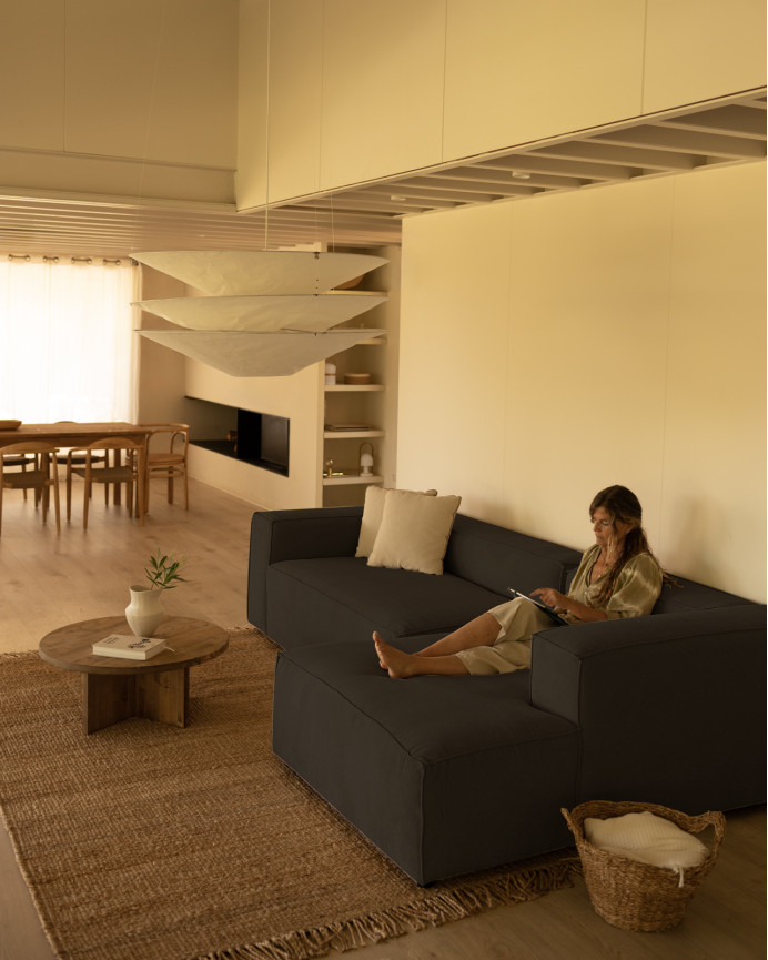 Sofa 4/5-Sitzer mit rechter Chaiselongue in verschiedenen Maßen