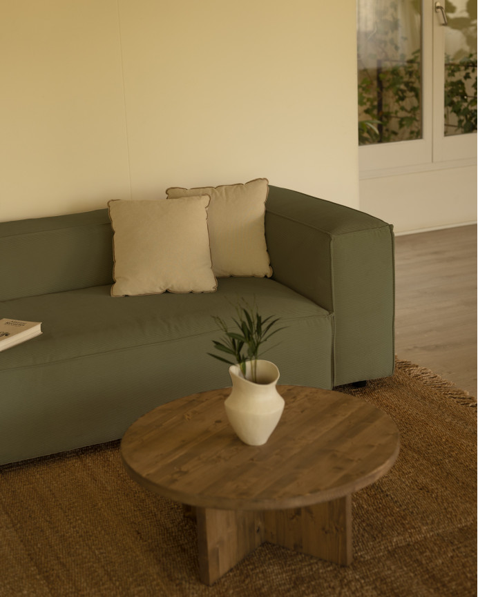 Grünes Cord-Sofa in verschiedenen Größen